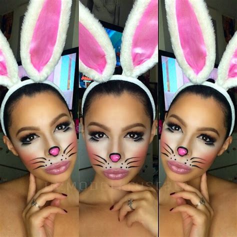 Krystal Allen Beauty Halloween 2014 Cute Bunny Makeup