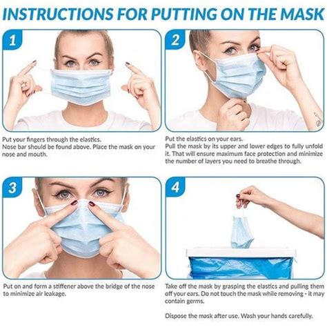 Face Mask Antibacterial Disposable 3 Layer Wiltronics