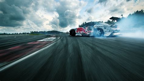 Drift Racing Car On The Track Wallpapers And Images