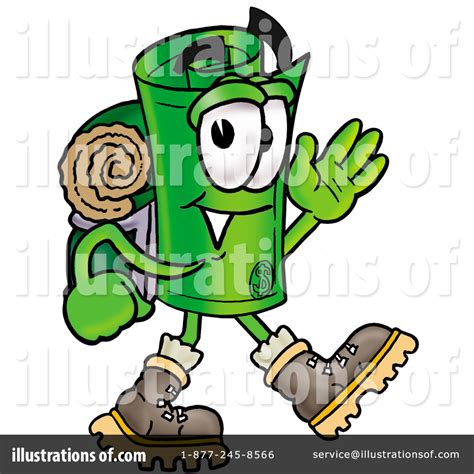 Rolled Money Clipart 9941 Illustration By Mascot Junction