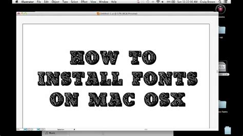 How To Install Fonts On Apple Mac Osx And Remove Them — The Manual