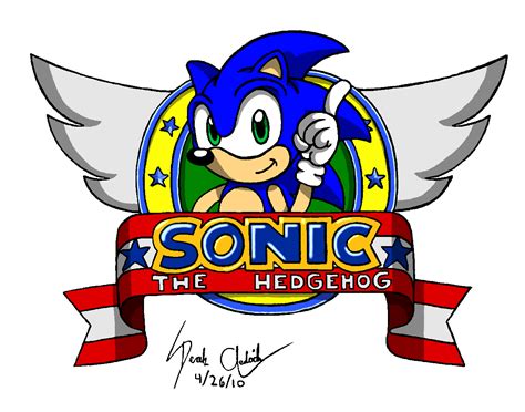Sonic Logo Colored By Firebirdphoenix87 On Deviantart