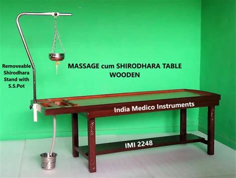 Massage Cum Shirodhara Table Imi 2248 At Rs 39500 Massage Tables In New Delhi Id 4473802348