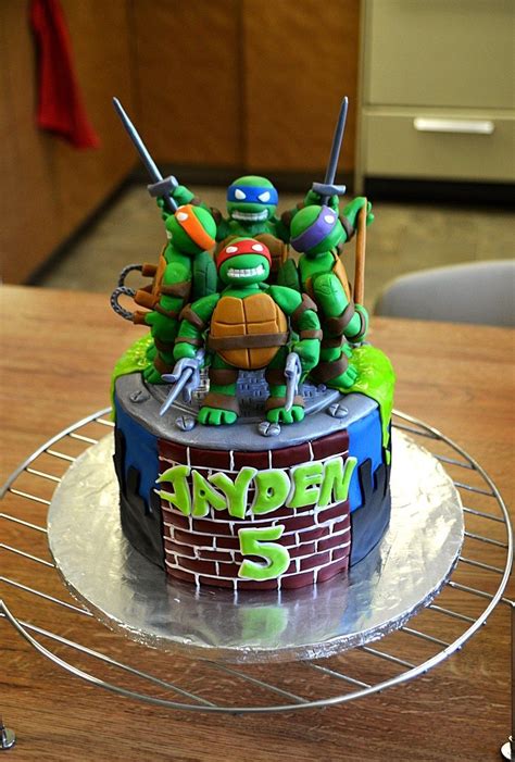 Beautiful Image Of Teenage Mutant Ninja Turtles Birthday Cakes Countrydirectory Info