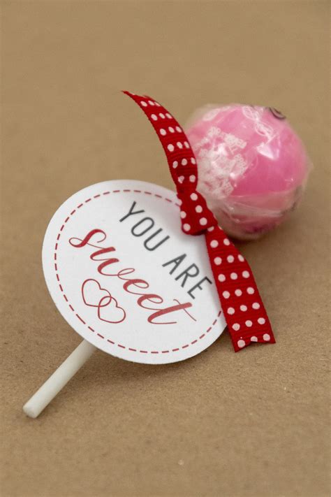 You Are Sweet Lollipop Printable Tags Valentine Ts For Kids