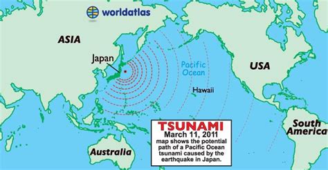 It is a group of many islands close to the east coast of korea, china and russia. Japan Tsunami Map March 2011 Information Page