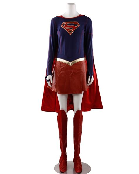 Superhero Supergirl Kara Zor El Cosplay Costume Cosplay Costume Full