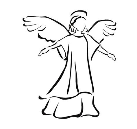 Angel Outline Drawing At Getdrawings Free Download