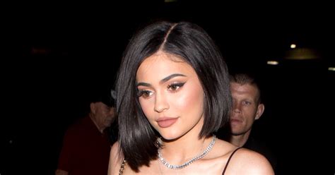 kylie jenner leaves nothing to the imagination in sexy black lace jumpsuit mirror online