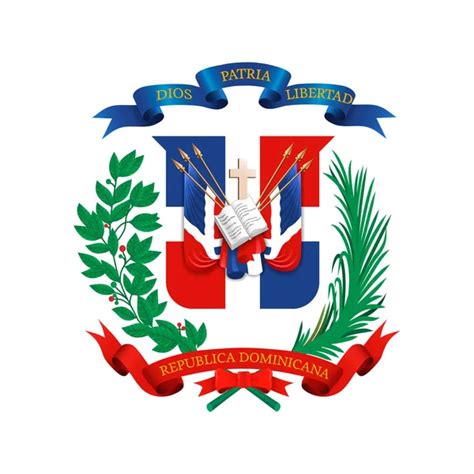 ᐈ Escudo Dominicano Vector De Stock Imágenes Escudo Republica