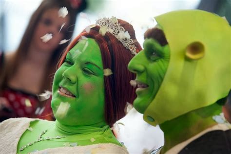 Shrek Wedding By Paul Bellas And Heidi Coxshall Gagdaily News