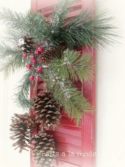 Old Shutter Christmas Door Decoration Christmas Decorations