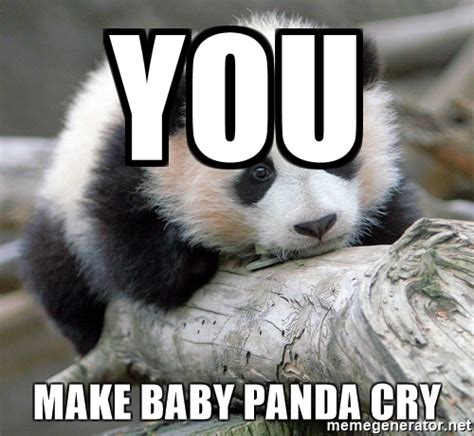 20 Crazy Adorable Sad Panda Memes