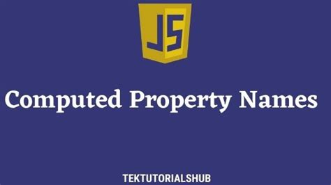 Now you can use a similar syntax in object literals, too: Computed Property Names in JavaScript - TekTutorialsHub