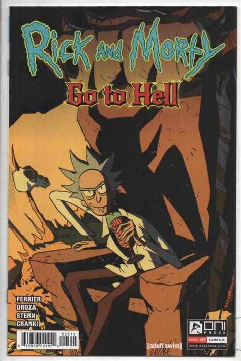Rick And Morty Go To Hell 5 A 1st Nm Grandpa Oni Press From