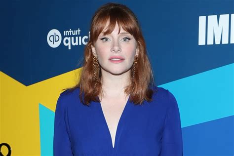 Bryce Dallas Howard Once Cut Her Own Bangs Night Before Tv Appearance