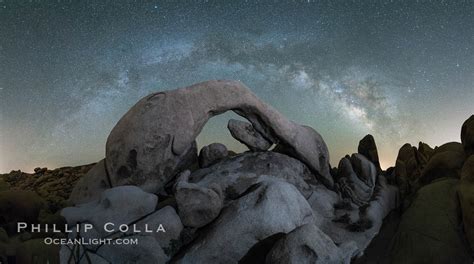 Milky Way Over Arch Rock Joshua Tree National Park California