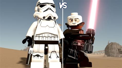 Lego Star Wars The Force Awakens Stormtrooper Vs Darth Vader Coop