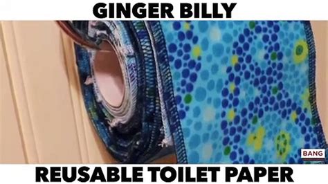 Comedian Ginger Billy Reusable Toilet Paper Lol Funny Comedy Laugh