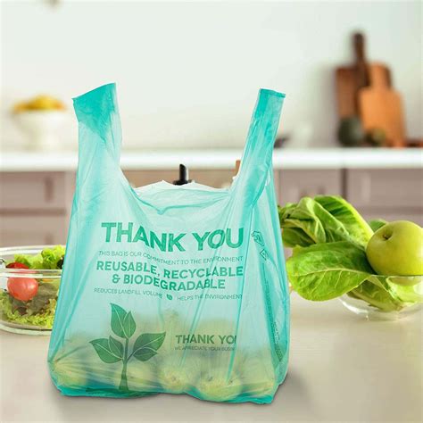100 Plant Based Natural Biodegradable Shopping Bags Compostable Non
