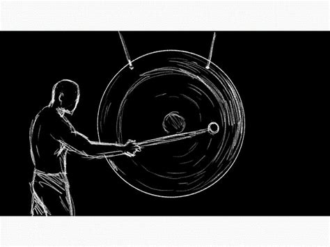Man Hitting Gong Drawing 2d Animation By Retro Vectors Limited 2d