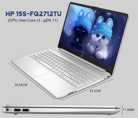 Laptop Hp 15s Fq2712tu Core I3 1115g4 8gb 256gb 15 Inch Fhd Silver