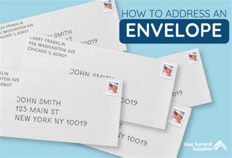 How to address an envelope with multiple last names. How To Address An Envelope: What To Write On An Envelope ...