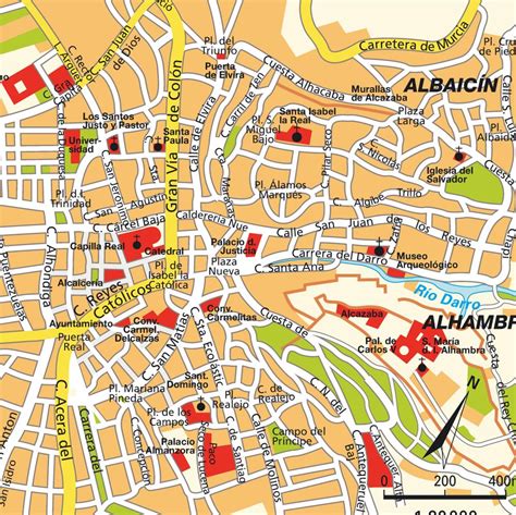 Anaviaja Mapa De Granada