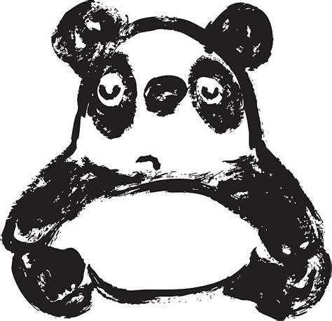 60 Giant Panda To Print Drawings Illustrations Royalty Free Vector