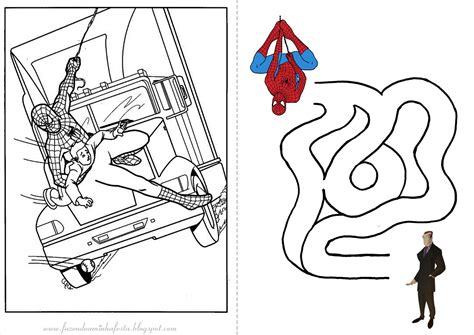Desenhos Do Homem Aranha Para Colorir Atividades Educativas