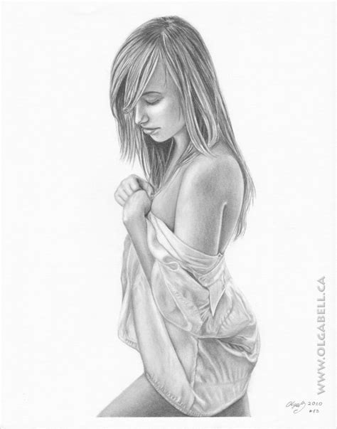 Pencil Drawing Sexy Girl By Olgabell On Deviantart