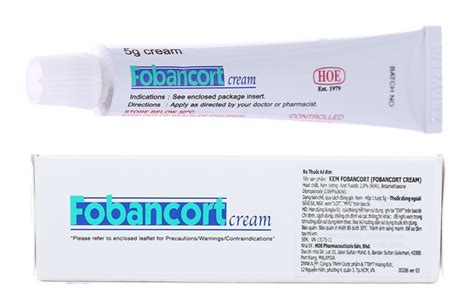 Fobancort Cream Betamethasone Fusidic Acid Pharmog