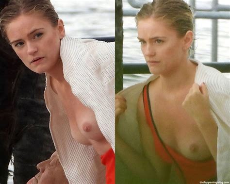 Alicia Agneson Flashes Her Nude Tits In Lake Como 59 Photos Updated