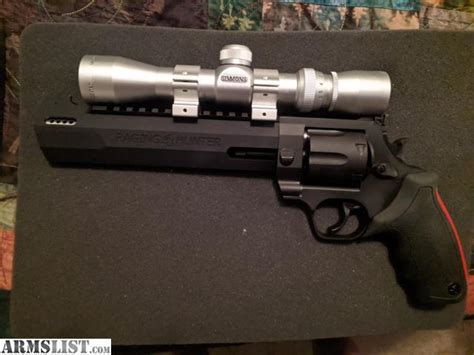 Armslist For Sale Taurus Raging Hunter 44 Mag With Scope And Extras