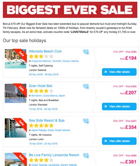 Cheap Package Holidays From The Uk