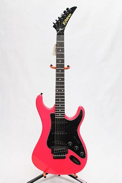 11 years ago, the gibson guitar company bought the revered kramer brand. Kramer 300ST Electric Guitar 1980's-90's? Pink Neon | Reverb
