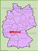Mainz location on the Germany map