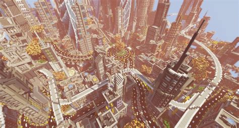 Futuristic City Map Minecraft Dearraf