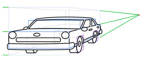 Car One Point Perspective Davon Has Chen