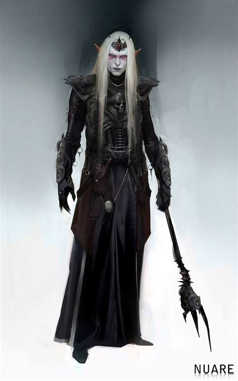 Artstation Concept Art Nuare Studio Elder Scrolls Dark Elf Drow Elf