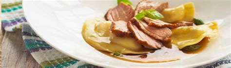 Roasted Duck Breast With Ravioli In Duck Broth Recipe Italian Inspired ›› Luv A Duck