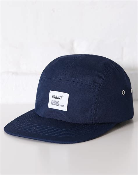 Addict Mens 5 Panel Casual 100 Cotton Cap Hat One Size Ebay