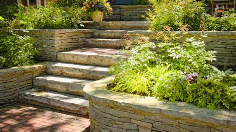 Stone Steps Grand Rapids Ada Cascade Mi Rose Landscape Services