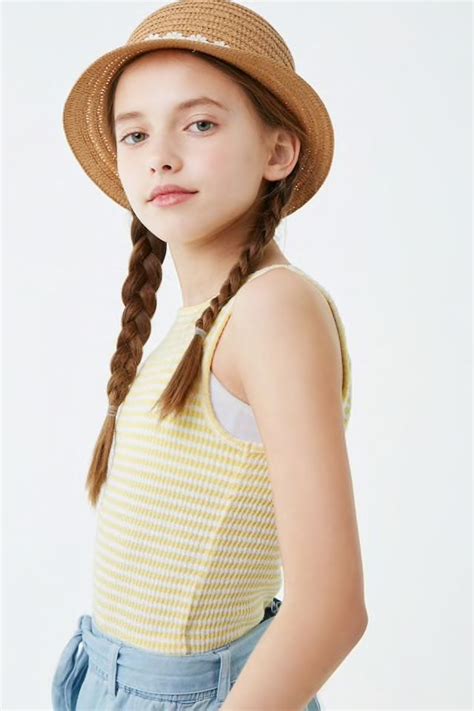 Girls Striped Tank Top Kids Girls Stripes Girls Fall Outfits