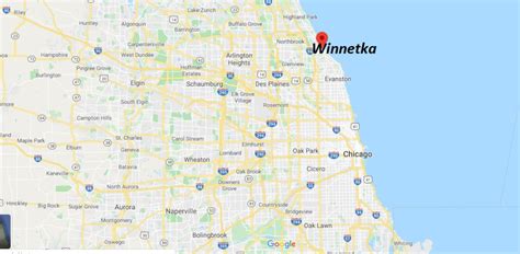 Where Is Winnetka Illinois What County Is Winnetka In Winnetka Map