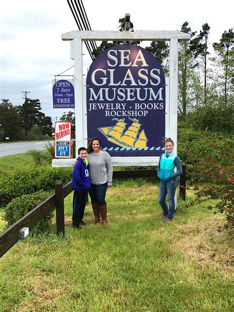 The International Sea Glass Museum In Fort Bragg California