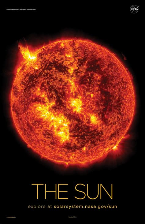 The Sun Poster Version A Nasa Science Nasa Sun Solar System