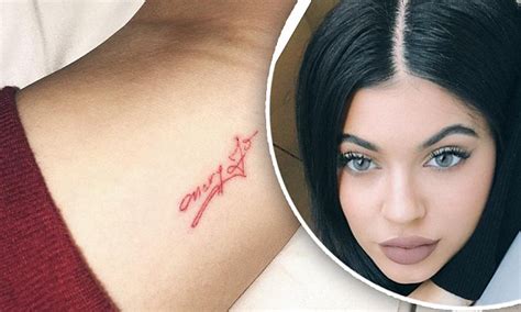 Kylie Jenner Reveals The Meaning Behind Her Latest Red Tattoo Daily