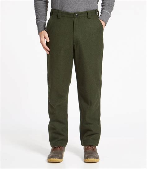 Mens Maine Guide Wool Pants With Primaloft At Ll Bean