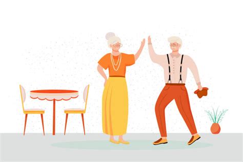 10 Older Couple Dancing Inside Stock Illustrations Royalty Free Vector Graphics And Clip Art